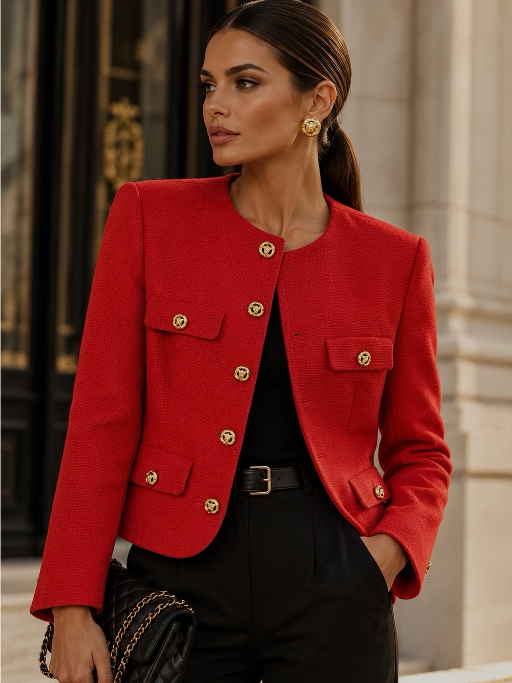 Louis Feraud Wool Cashmere Jacket Blazer